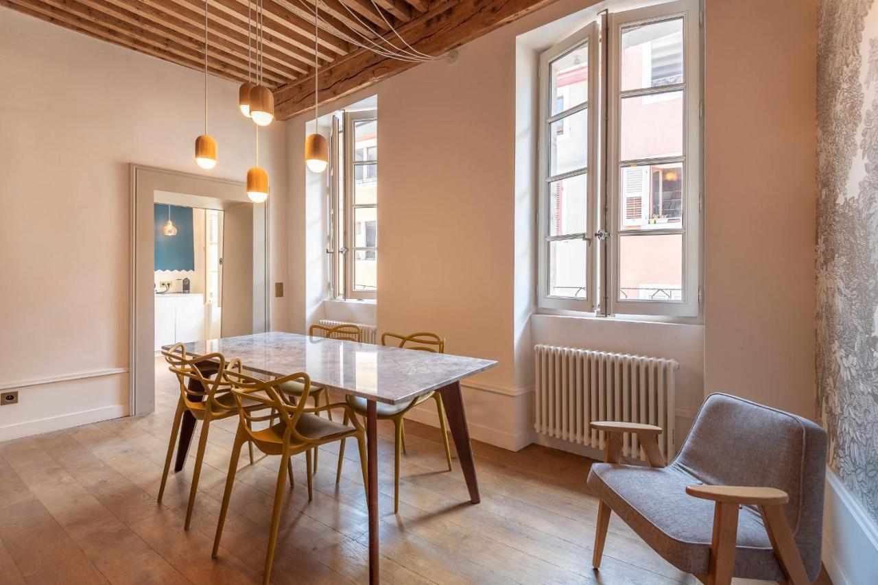 Geräumige Wohnung mit 4 Sternen im Herzen der Altstadt Annecy Exterior foto